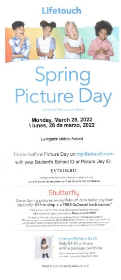 Spring Picture Day Flyer